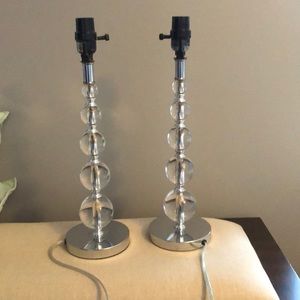 Lamps without shades